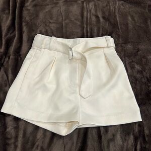 3.1 Philip Lin cream white origami shorts